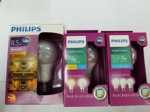 Philip's 7.5-2.5w分段調光LED膽-晝光色